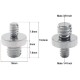 1/4" Male to 3/8" Male Threaded screw Adapter